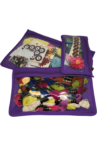 CA510 - Craft Notions Pouch Set (3PC) - Yazzii