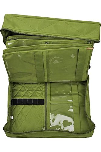 CA880G - Green - Quilter's Project Bag  - Open