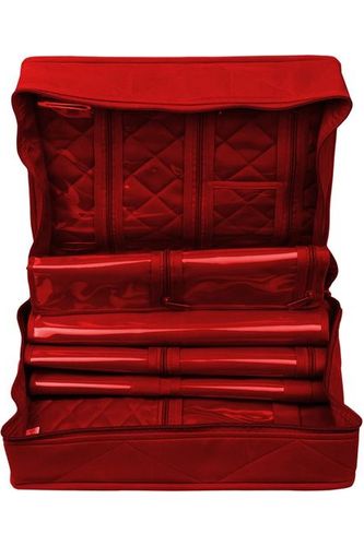 CA880R - Red - Quilter's Project Bag  - Open