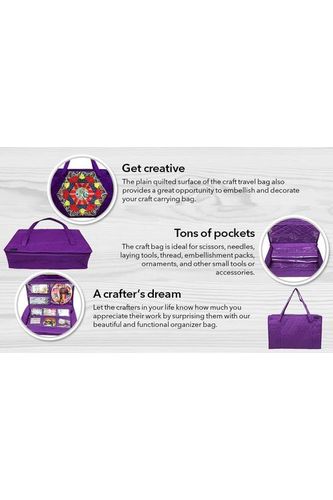 CA120 - Carry-All Craft & Quilting Organizer - Yazzii