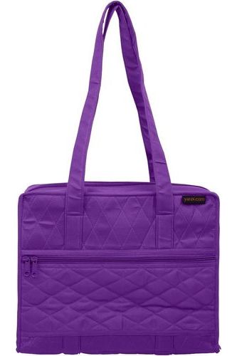 CA880P - Purple - Quilter's Project Bag  - Front View