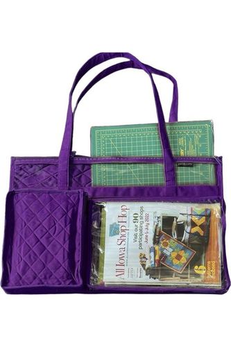 CA560P Purple  - Quilt Mat Carrier Sewing Mat
