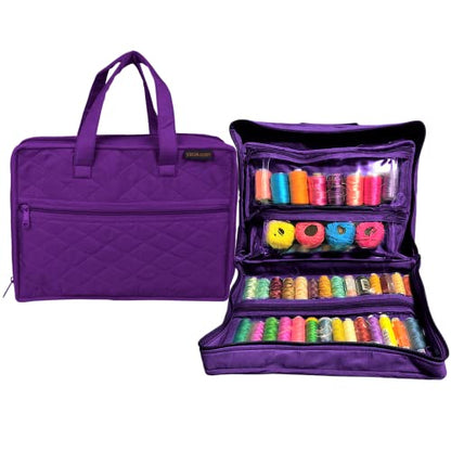 CA635P  - Purple  - 100 Spool Thread Organizer