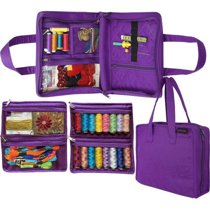 Notions Tote - Portable Sewing Organizer with Detached Sleeves